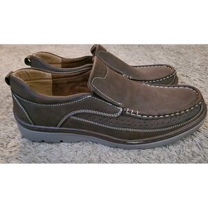 Aston Marc Men's Comfort IV Loafer Slip-On In Brown Size 10